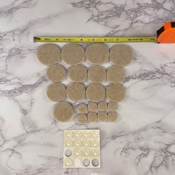 Felt Pads - Furniture Leg Toppers - Picture 1 of 3